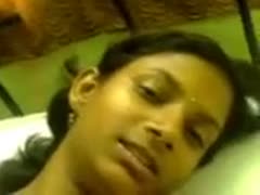 An Indian coed beauty who is young and breasty gives me her first blow job.